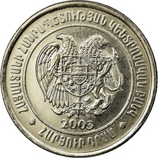 Monnaie, Armenia, 100 Dram, 2003, SUP, Nickel plated steel, KM:95