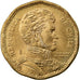 Moneda, Chile, 50 Pesos, 1999, Santiago, MBC, Aluminio - bronce, KM:219.2