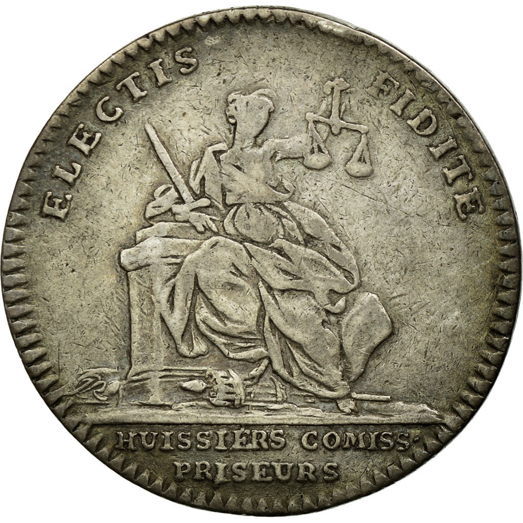 France, Token, Justice, EF(40-45), Silver, Feuardent:3325