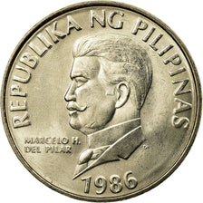 Coin, Philippines, 50 Sentimos, 1986, AU(55-58), Copper-nickel, KM:242.1
