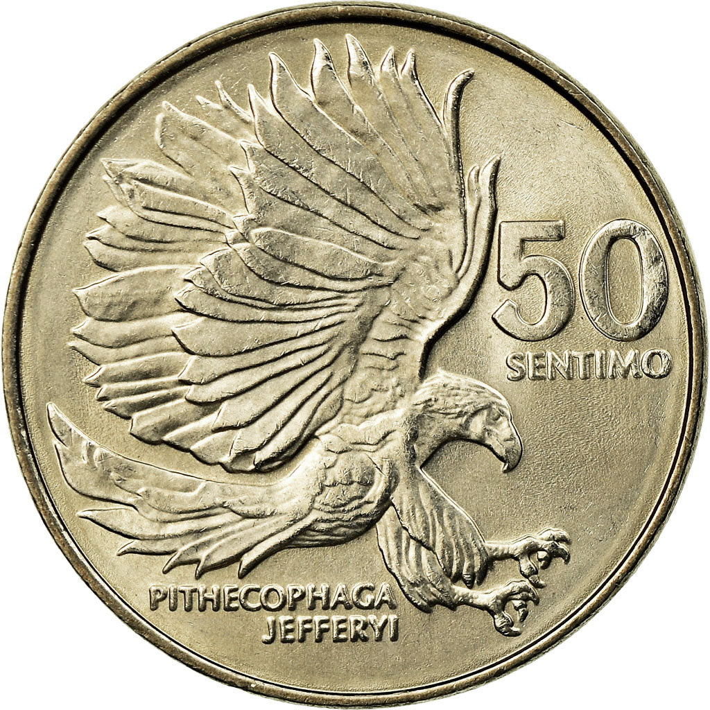 Coin, Philippines, 50 Sentimos, 1986, AU(55-58), Copper-nickel, KM:242.1