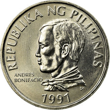 Coin, Philippines, 2 Piso, 1991, AU(55-58), Stainless Steel, KM:258