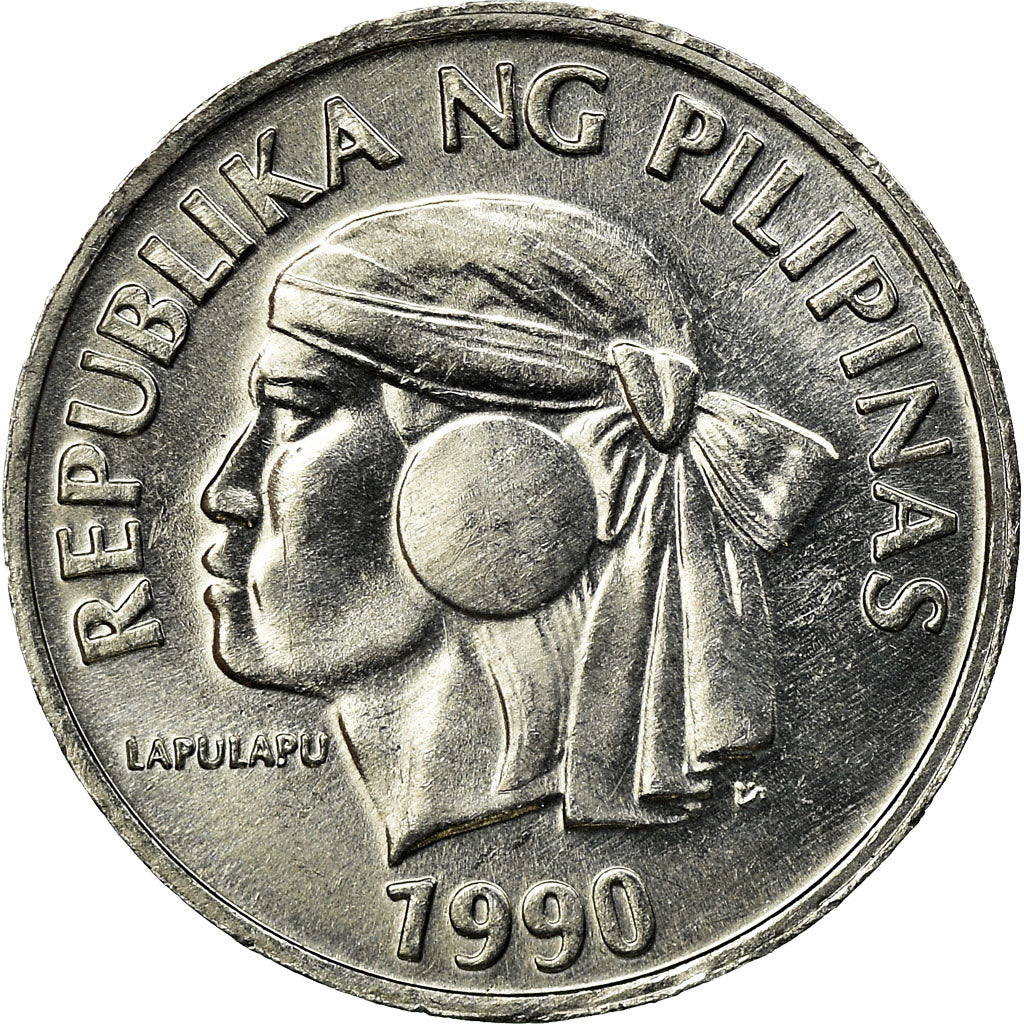 Coin, Philippines, Sentimo, 1990, AU(55-58), Aluminum, KM:238