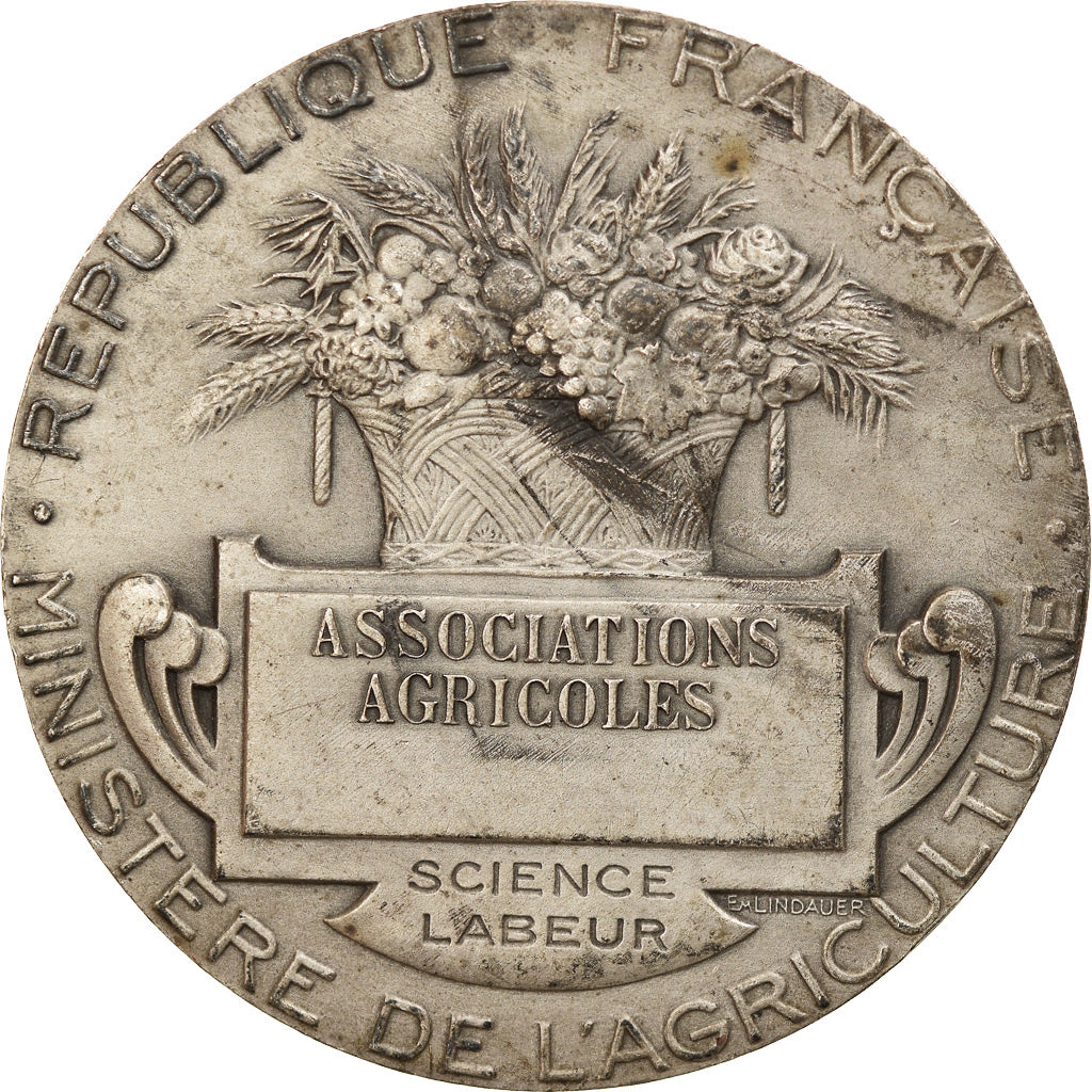 France, Medal, Ministère de l'Agriculture, Associations Agricoles, Lagrange