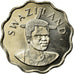 Moeda, Suazilândia, King Msawati III, 5 Cents, 2002, British Royal Mint