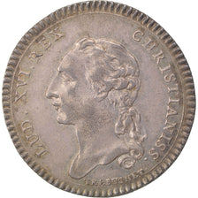 France, Justice, Token, AU(55-58), Silver, Feuardent #3329, 9.96