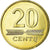 Moneta, Litwa, 20 Centu, 2008, AU(55-58), Mosiądz niklowy, KM:107