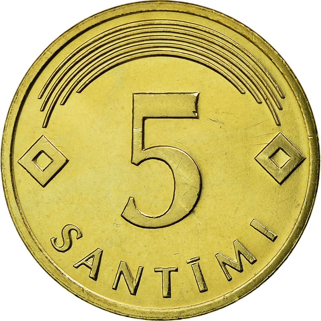 Monnaie, Latvia, 5 Santimi, 2006, SUP, Nickel-brass, KM:16
