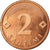 Coin, Latvia, 2 Santimi, 2006, AU(55-58), Copper Clad Steel, KM:21