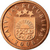 Coin, Latvia, 2 Santimi, 2006, AU(55-58), Copper Clad Steel, KM:21