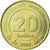 Moneda, Turkmenistán, 20 Tenge, 2009, SC, Latón, KM:99