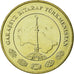 Coin, Turkmanistan, 20 Tenge, 2009, MS(63), Brass, KM:99