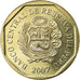Coin, Peru, Nuevo Sol, 2007, Lima, MS(63), Copper-Nickel-Zinc, KM:308.4