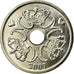 Coin, Denmark, Margrethe II, 5 Kroner, 2007, Brondby, MS(63), Copper-nickel