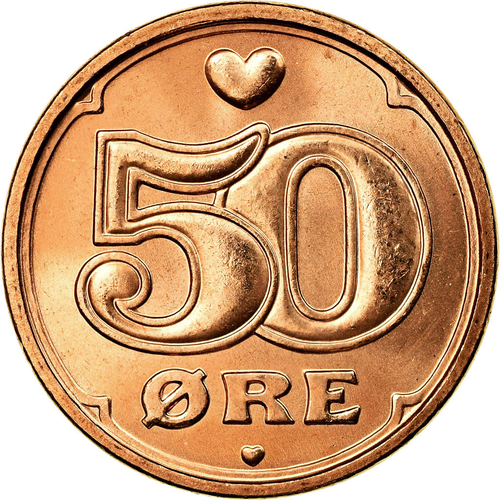 Moneda, Dinamarca, Margrethe II, 50 Öre, 2007, Brondby, SC, Bronce, KM:866.3