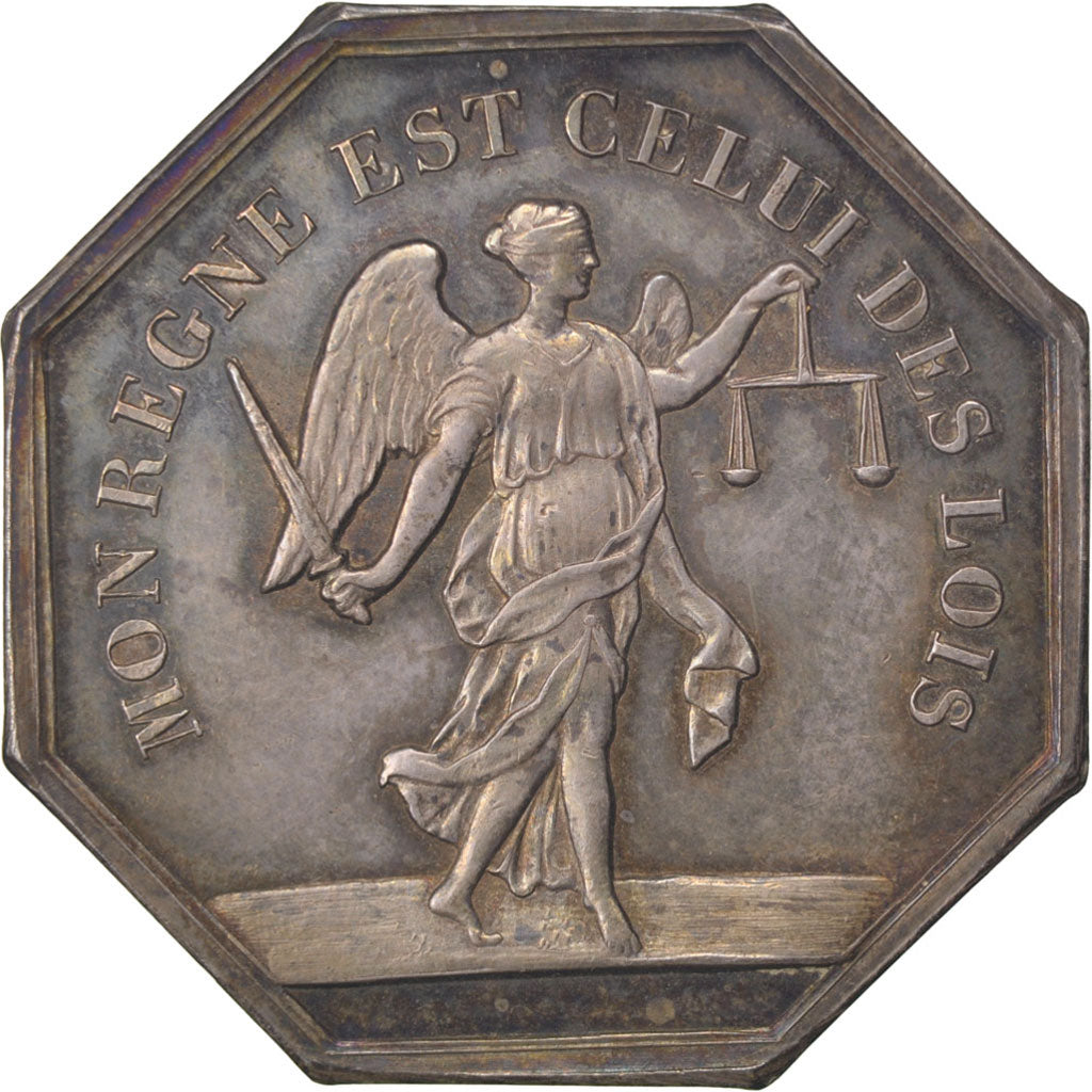 France, Justice, Token, AU(55-58), Silver, 12.39