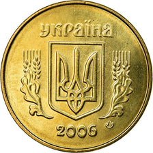 Coin, Ukraine, 25 Kopiyok, 2006, Kyiv, MS(63), Aluminum-Bronze, KM:2.1b