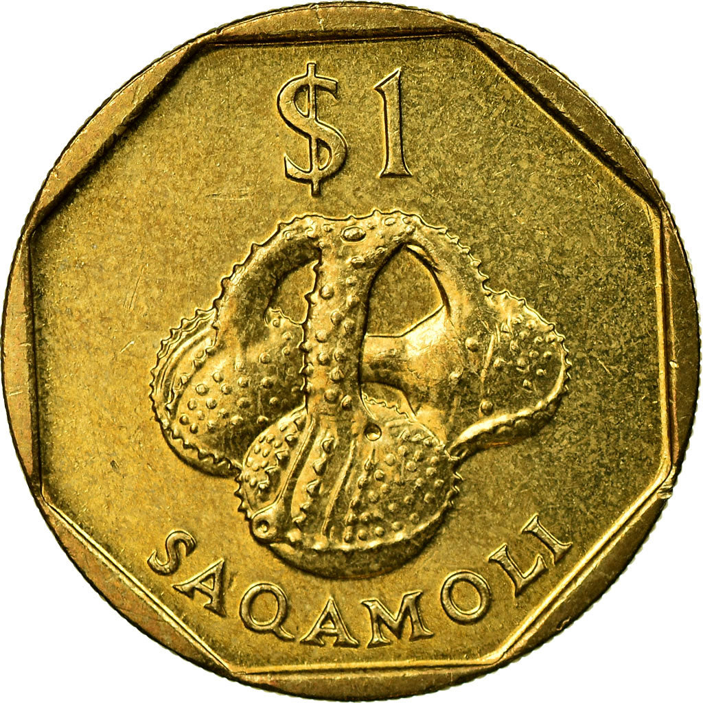 Monnaie, Fiji, Elizabeth II, Dollar, 1998, TTB, Aluminum-Bronze, KM:73