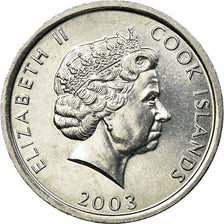 Coin, Cook Islands, Elizabeth II, Cent, 2003, Franklin Mint, MS(63), Aluminum