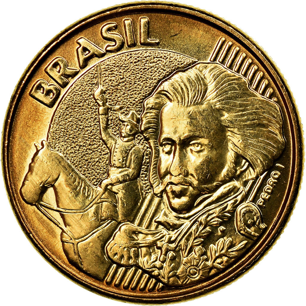 Moneta, Brasile, 10 Centavos, 2008, SPL-, Acciaio placcato in bronzo, KM:649.2