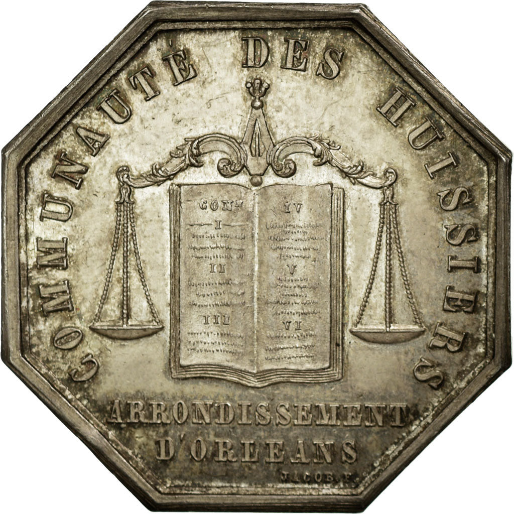 France, Token, Justice, AU(55-58), Silver