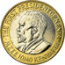 Coin, Kenya, 10 Shillings, 2005, British Royal Mint, AU(55-58), Bi-Metallic