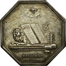 France, Token, Justice, 1825, AU(55-58), Silver