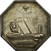 France, Token, Justice, 1825, AU(55-58), Silver