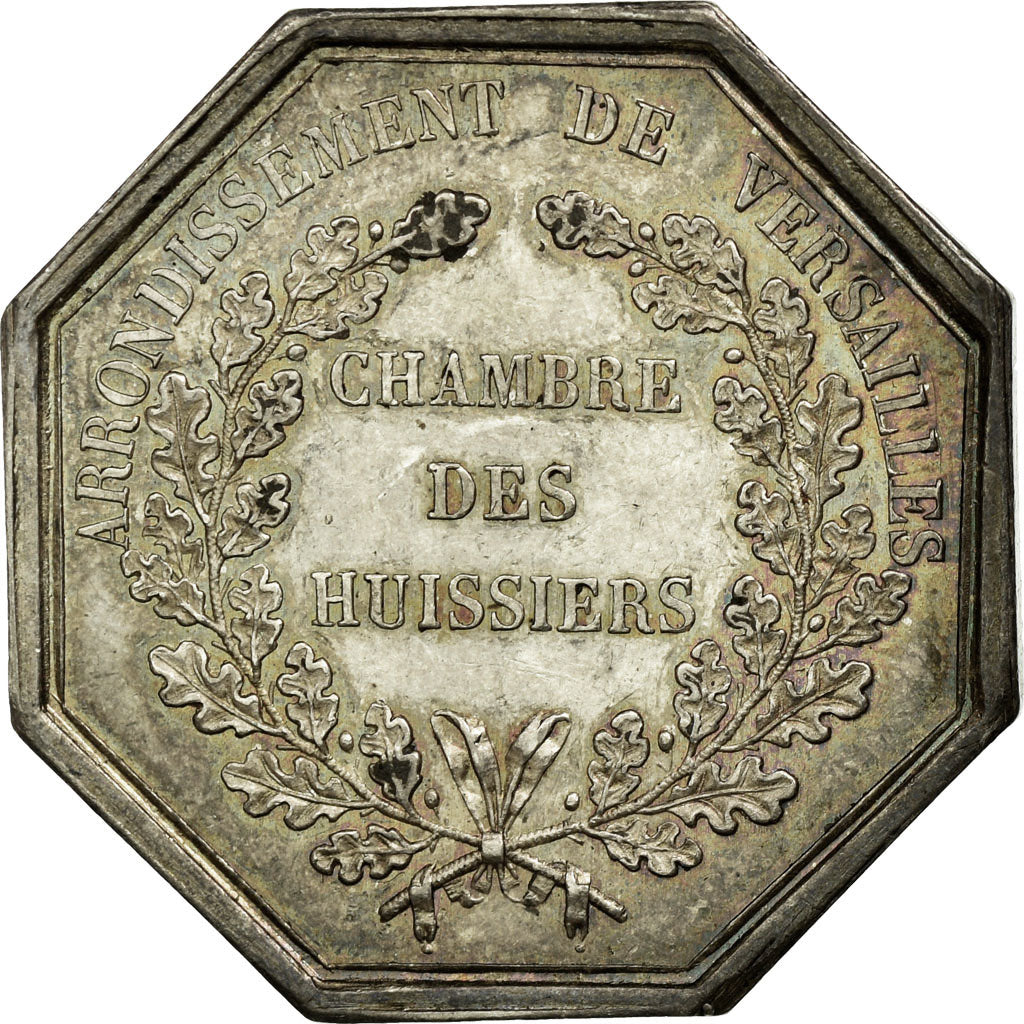France, Token, Justice, 1825, AU(55-58), Silver