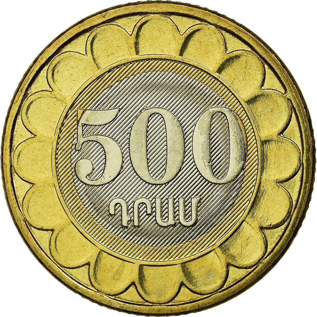 Coin, Armenia, 500 Dram, 2003, MS(63), Bi-Metallic, KM:97