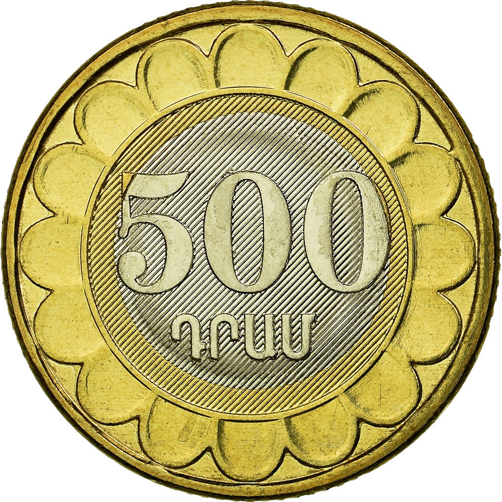 Coin, Armenia, 500 Dram, 2003, MS(63), Bi-Metallic, KM:97