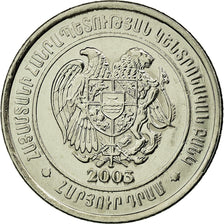 Coin, Armenia, 100 Dram, 2003, AU(55-58), Nickel plated steel, KM:95
