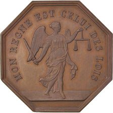 France, Justice, Token, MS(60-62), Borrel, Copper, 13.35