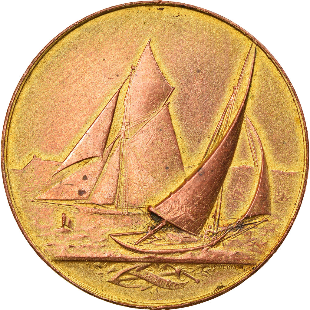 Frankreich, Medaille, Bateaux, Voile, Yachting, Sports & leisure, S+, Bronze