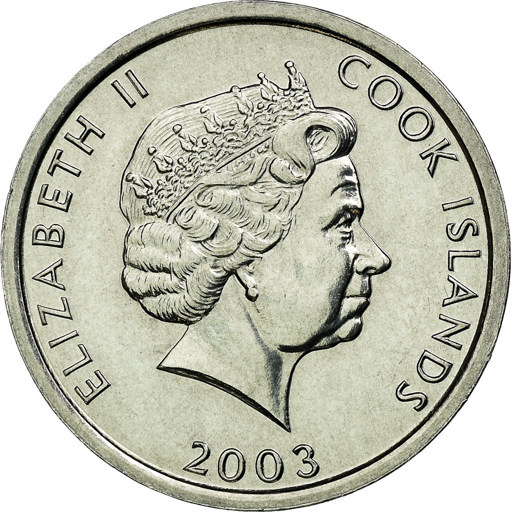 Moneta, Isole Cook, Elizabeth II, Cent, 2003, Franklin Mint, SPL, Alluminio