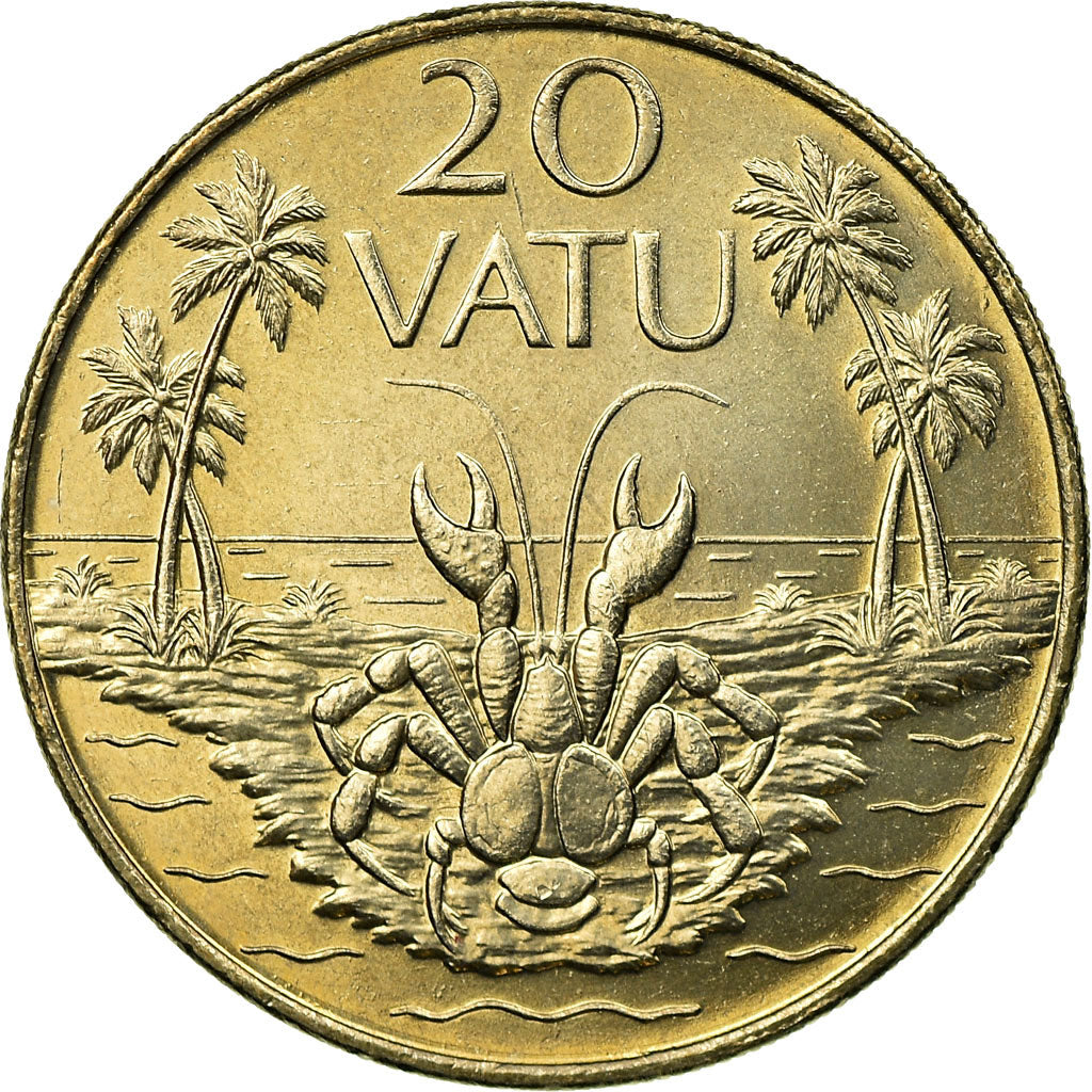 Coin, Vanuatu, 20 Vatu, 1999, British Royal Mint, AU(55-58), Copper-nickel, KM:7
