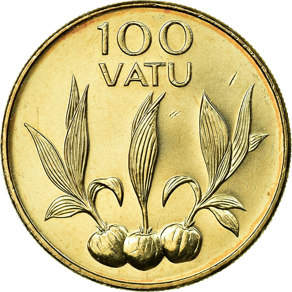 Moneta, Vanuatu, 100 Vatu, 2002, British Royal Mint, SPL-, Nichel-ottone, KM:9