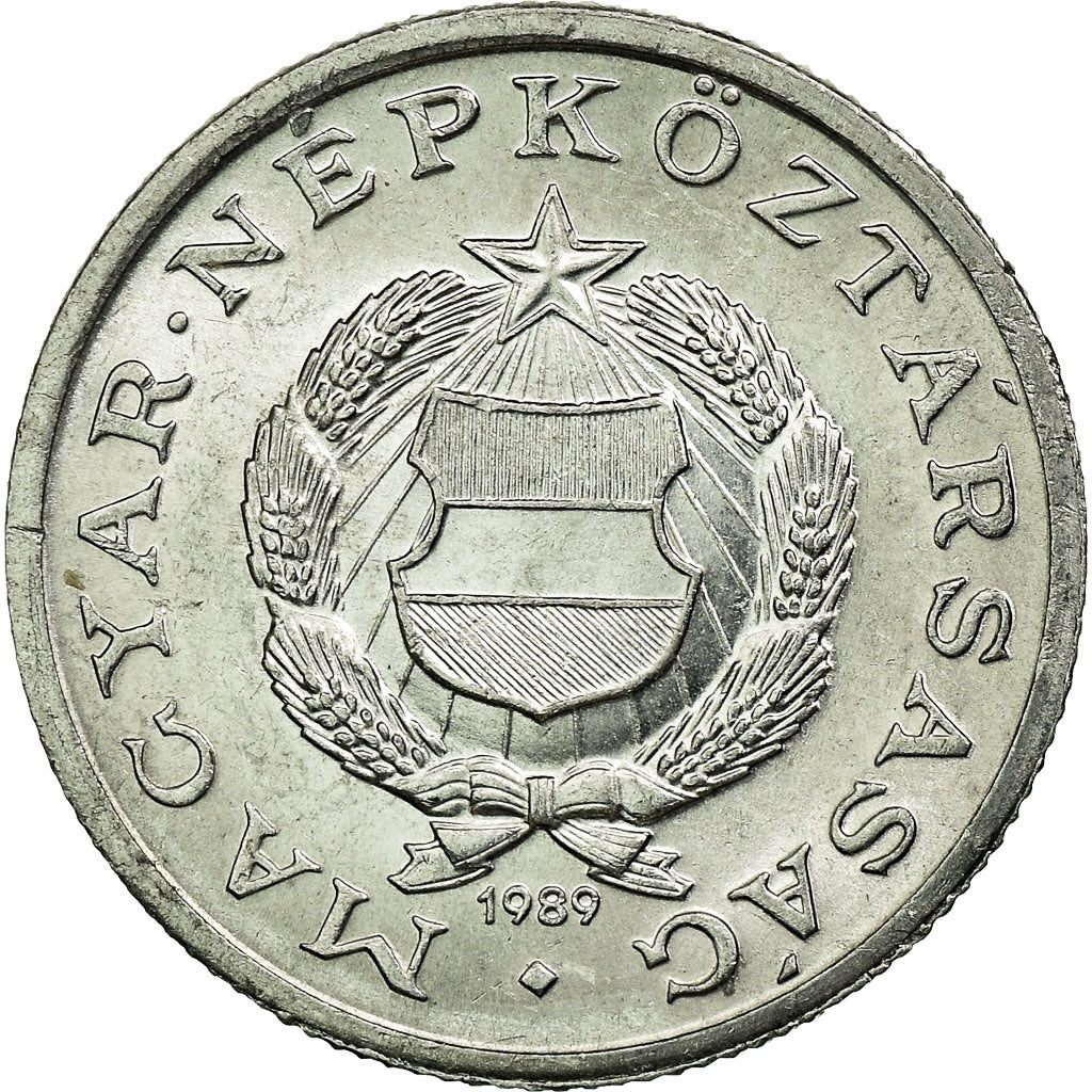 Münze, Ungarn, Forint, 1989, Budapest, SS, Aluminium, KM:575