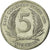 Monnaie, Etats des caraibes orientales, Elizabeth II, 5 Cents, 2008, British
