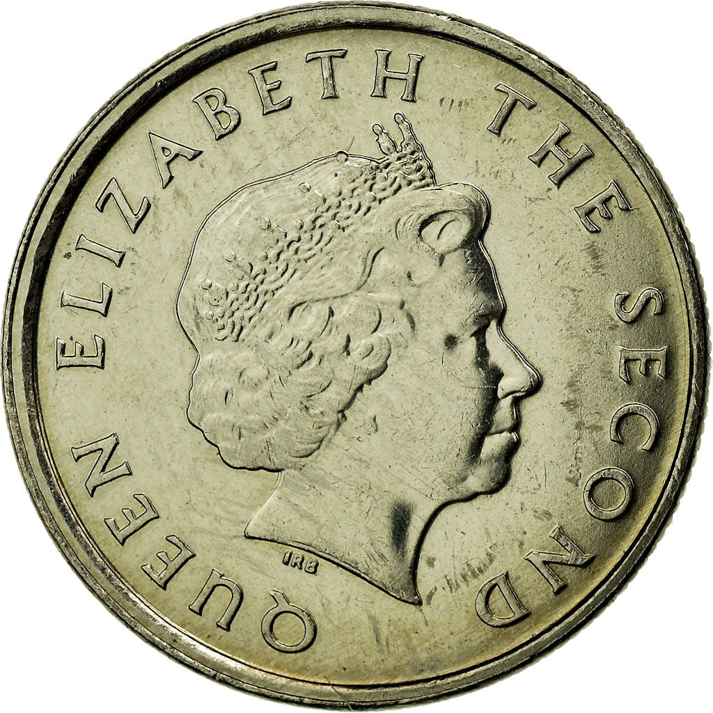 Monnaie, Etats des caraibes orientales, Elizabeth II, 10 Cents, 2007, British