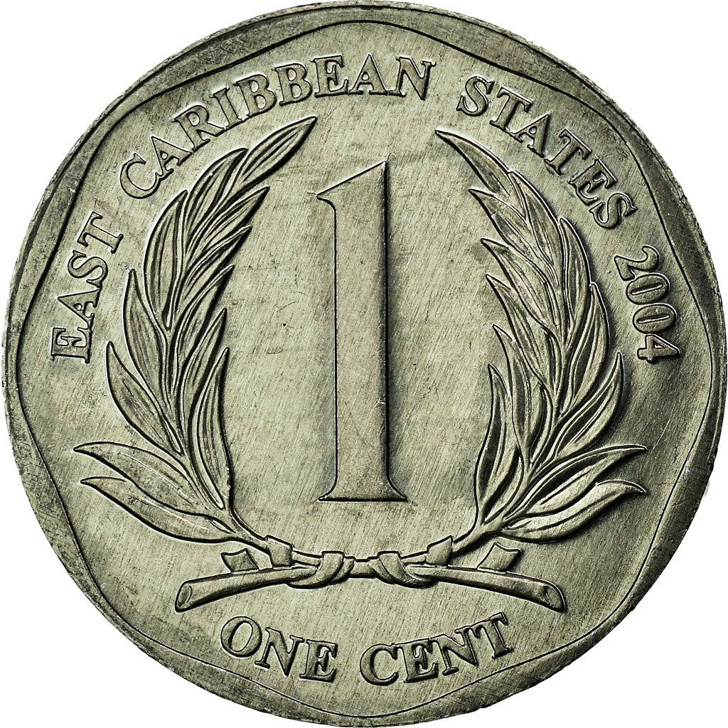 Moneta, Stati dei Caraibi Orientali, Elizabeth II, Cent, 2004, British Royal