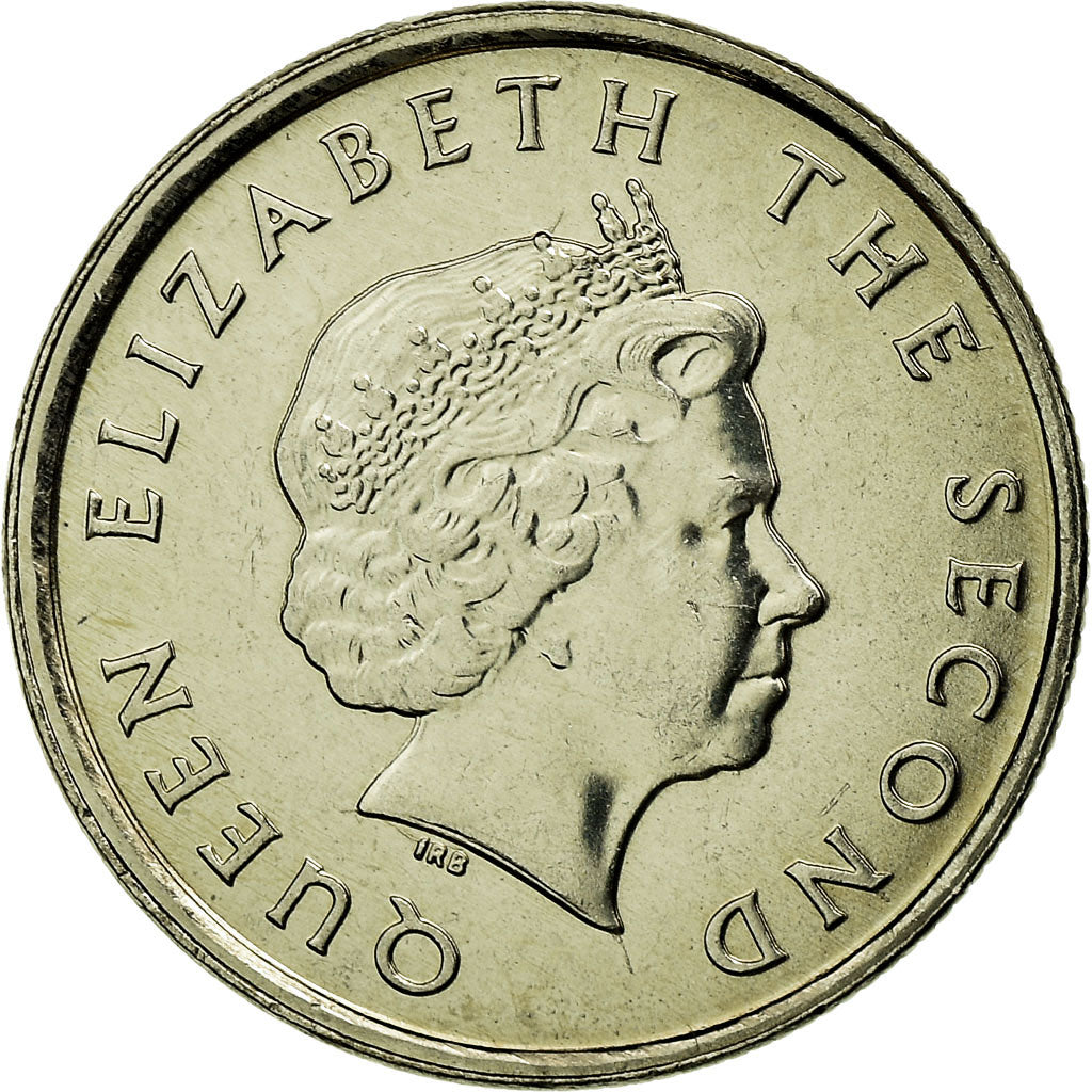 Coin, East Caribbean States, Elizabeth II, 10 Cents, 2007, British Royal Mint
