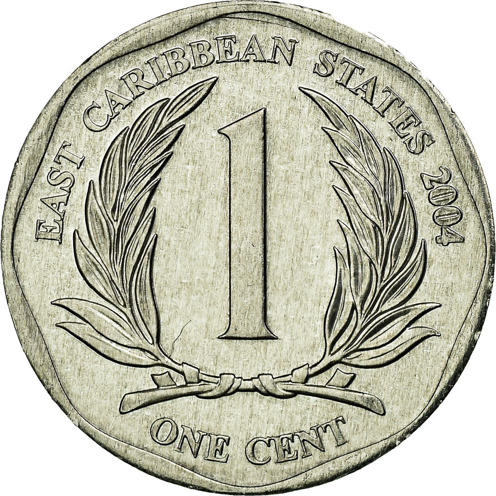 Coin, East Caribbean States, Elizabeth II, Cent, 2004, British Royal Mint
