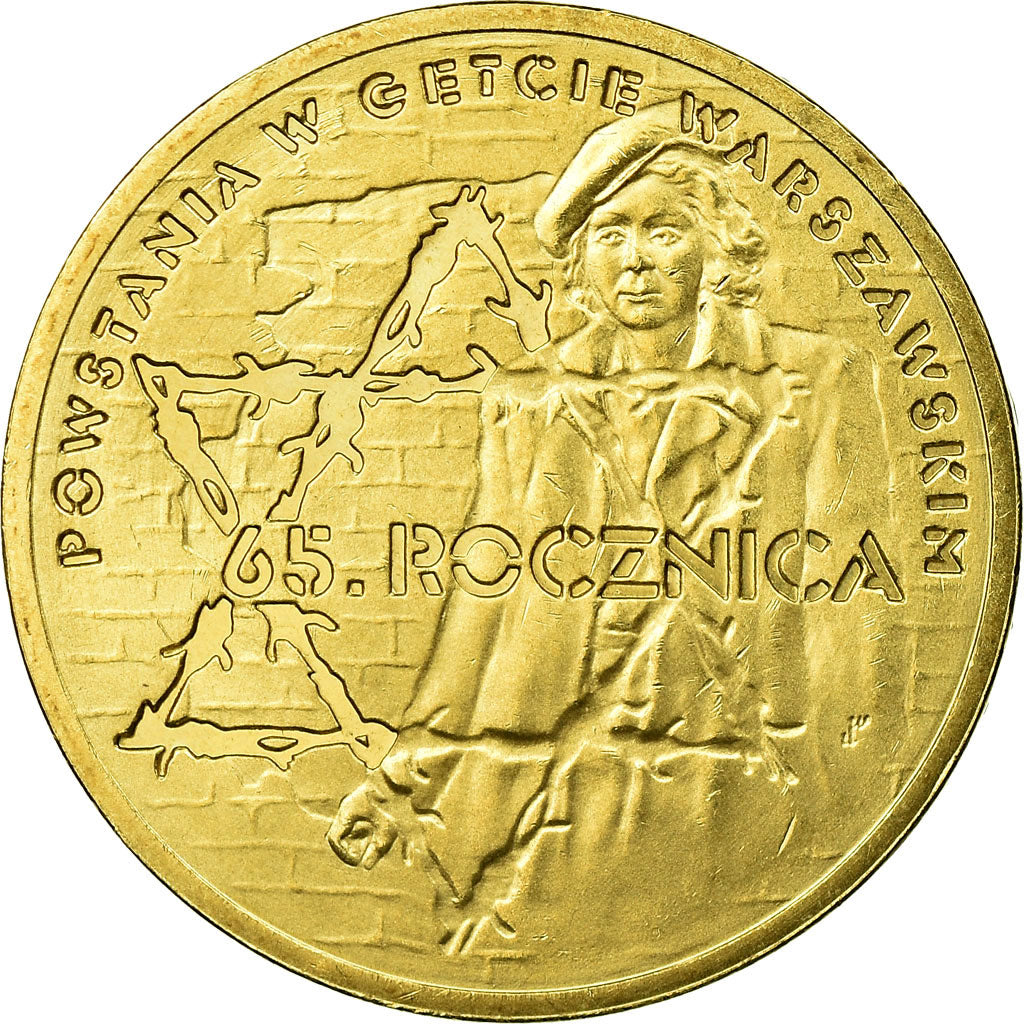 Moneda, Polonia, 65th Anniversary Warsaw Uprising, 2 Zlote, 2008, Warsaw, MBC