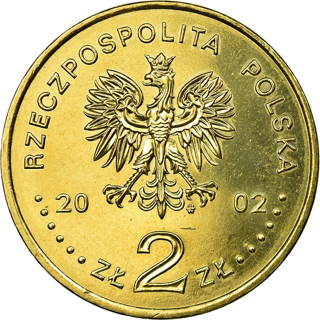Moneta, Polonia, Gen. Wladyslaw Anders, 2 Zlote, 2002, Warsaw, BB+, Ottone