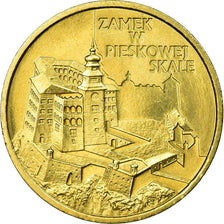 Moneda, Polonia, Zamek W Pieskowej Skale, 2 Zlote, 1997, Warsaw, EBC, Latón