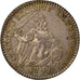France, Justice, Token, 1741, AU(55-58), Silver, Feuardent #1821, 7.49
