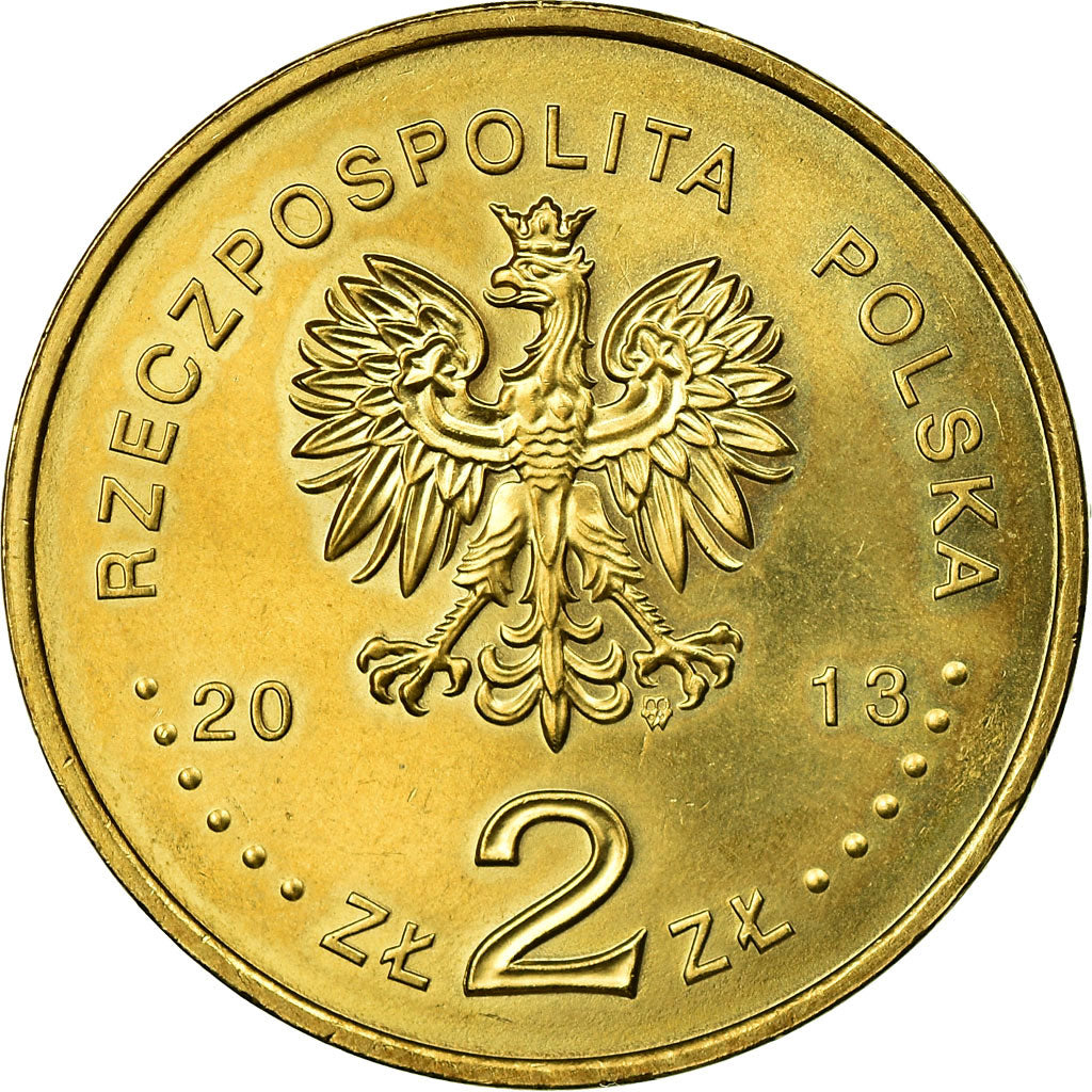 Moneta, Polska, Polish Ships - Warszawa Guided-Missle Destroyer, 2 Zlotych