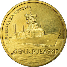 Coin, Poland, Polish Ships - ORP Gen. K. Pulaski Guided-Missile Frigate, 2