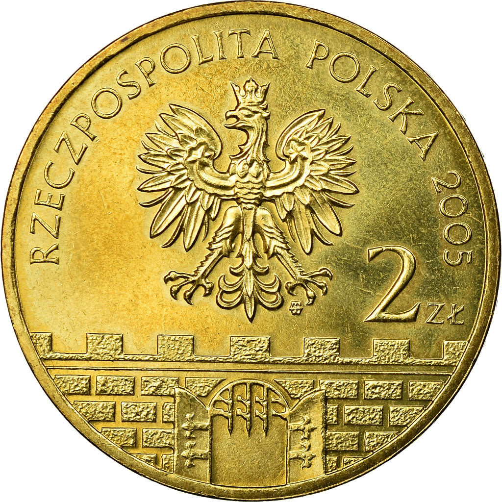 Moneta, Polonia, Kolobrzeg Lighthouse, 2 Zlote, 2005, Warsaw, BB, Ottone, KM:528